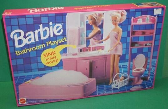 Mattel - Barbie - Bathroom Playset - Furniture
